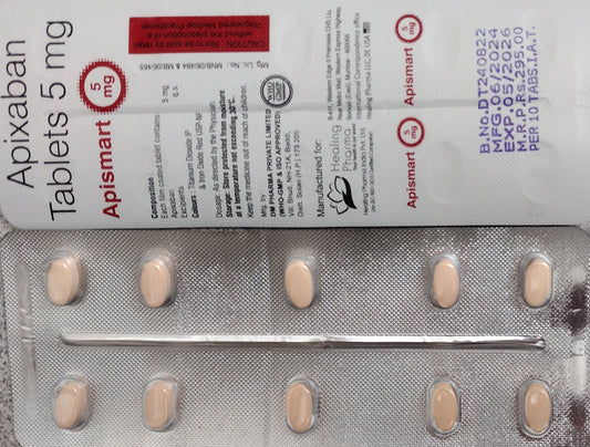 Apixaban 5mg - 100 Tablets